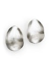 Cloud Studs- Large- Silverplate