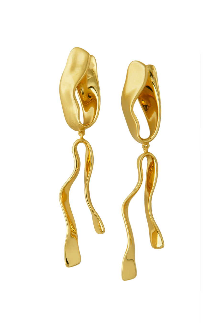 Lisa Dangler Earrings- Goldplate