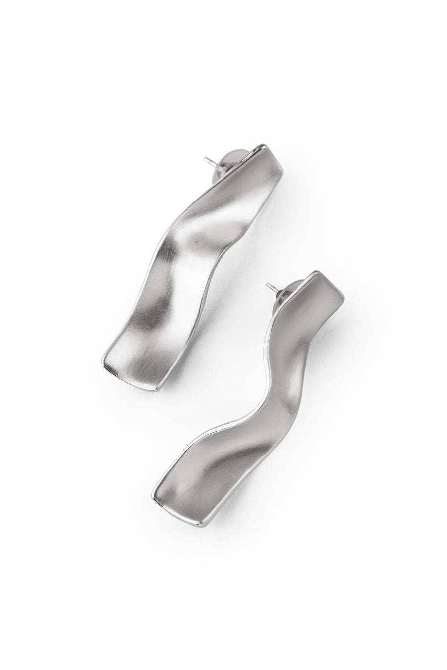 Monica Earrings- Silverplate