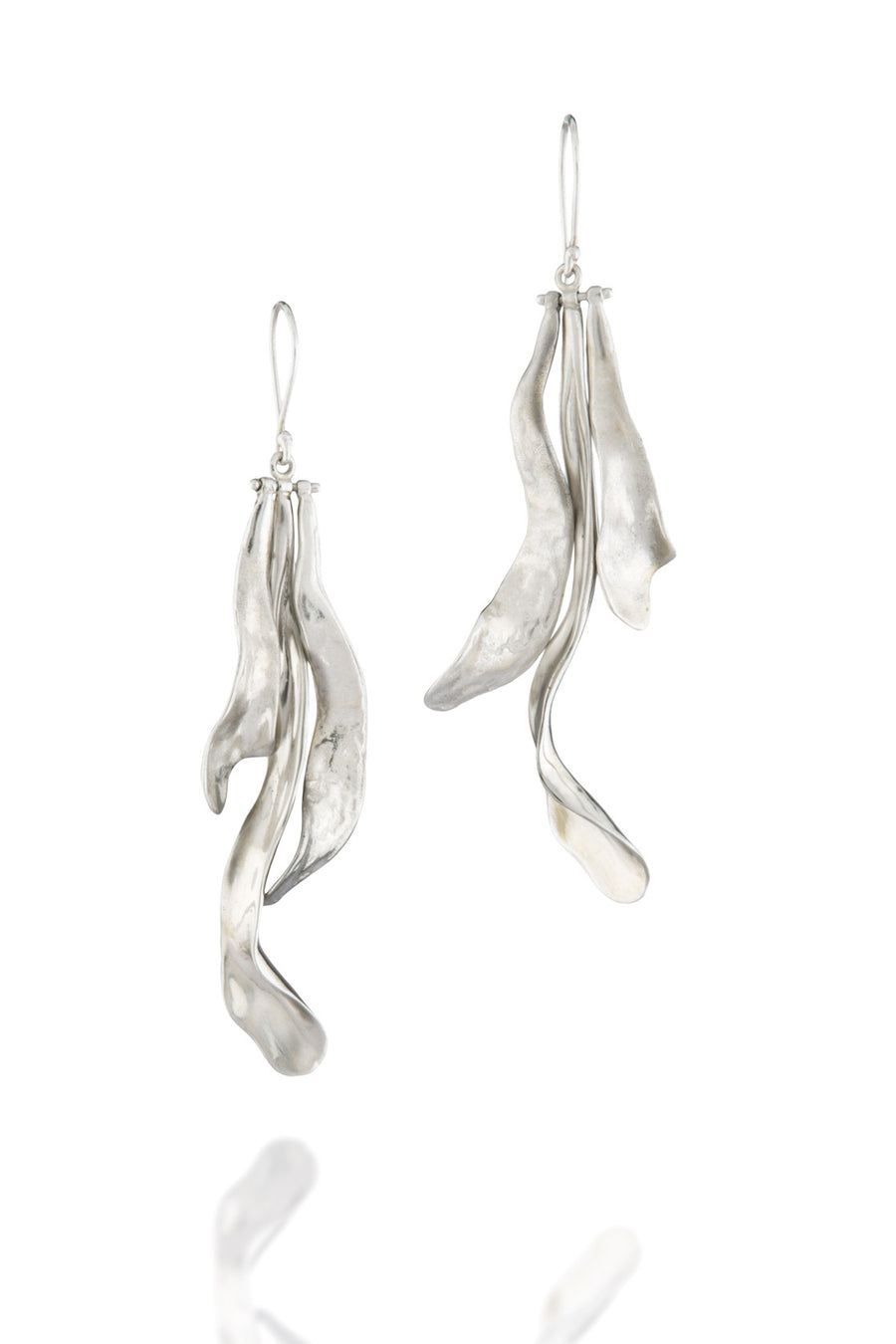 Dune Dangler Earrings in Silverplate!