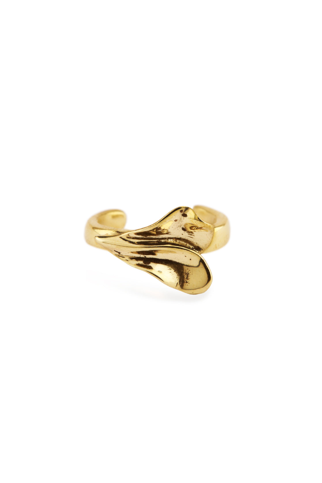 Buy Simple Gold Design Daily Wear Women 5 Metal Ring Online