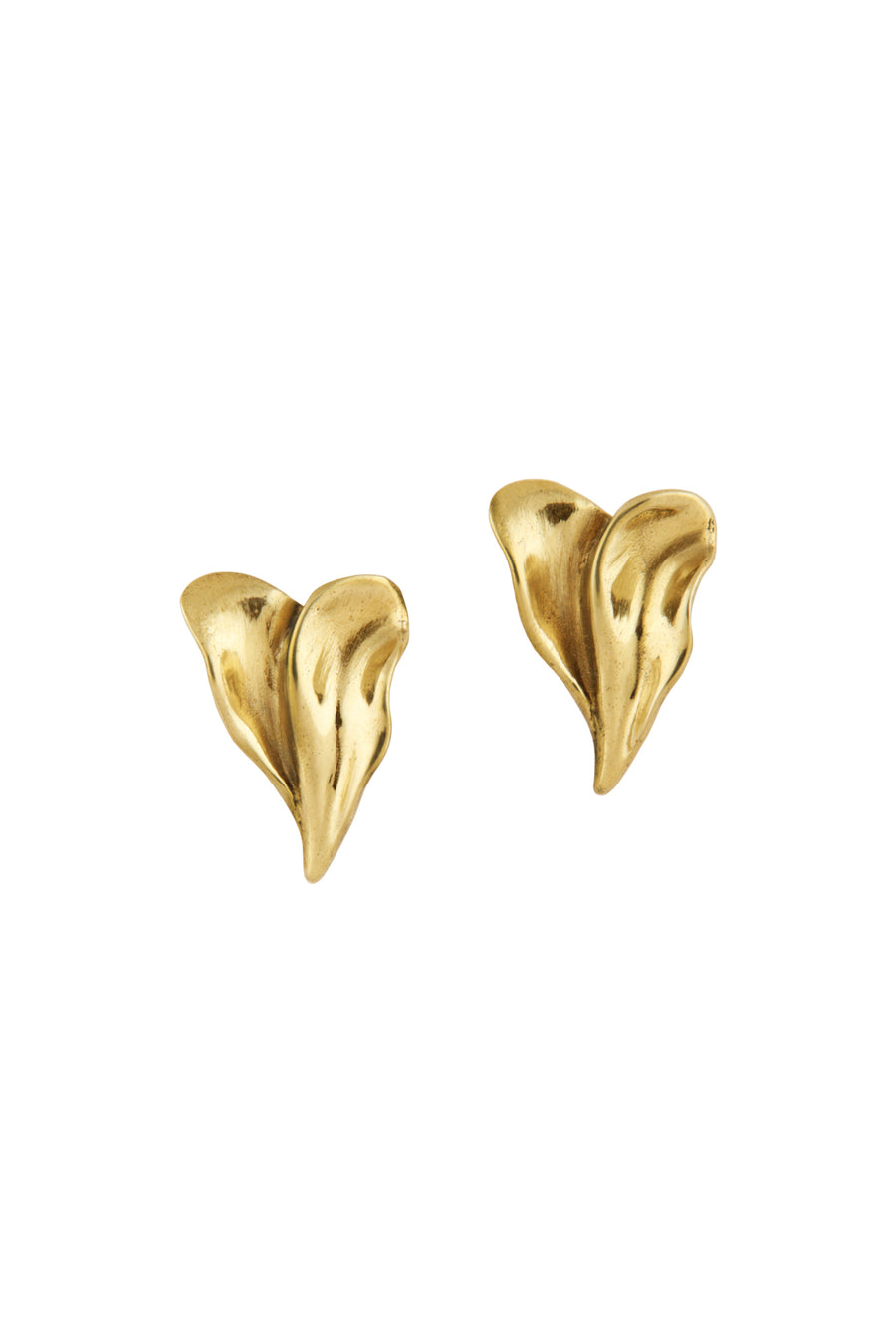Heart Leaf Studs -Panchdhatu