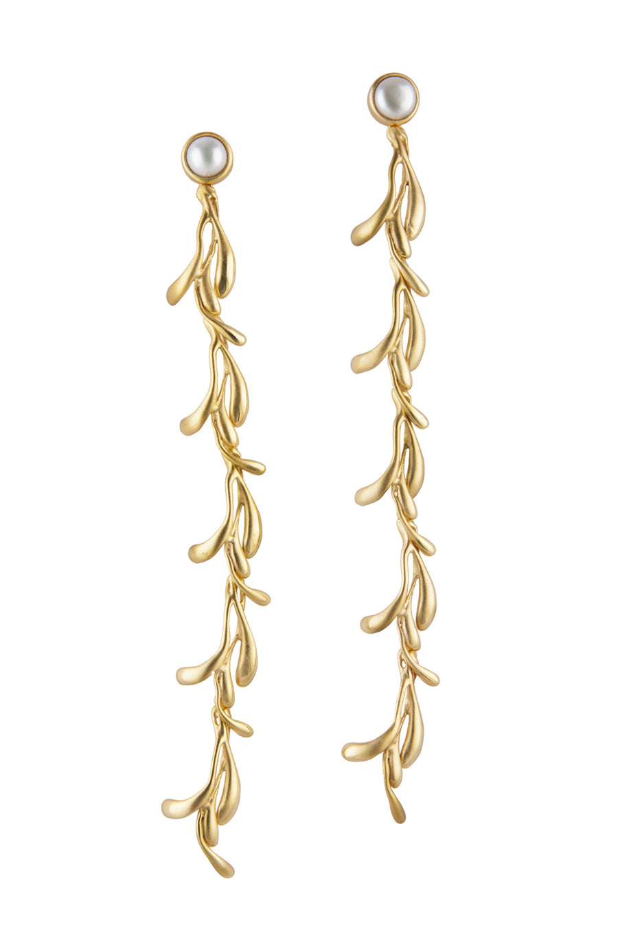 Mala Earrings- Goldplate