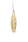 Quarry Long Leaf Pendent Gold Image - Front