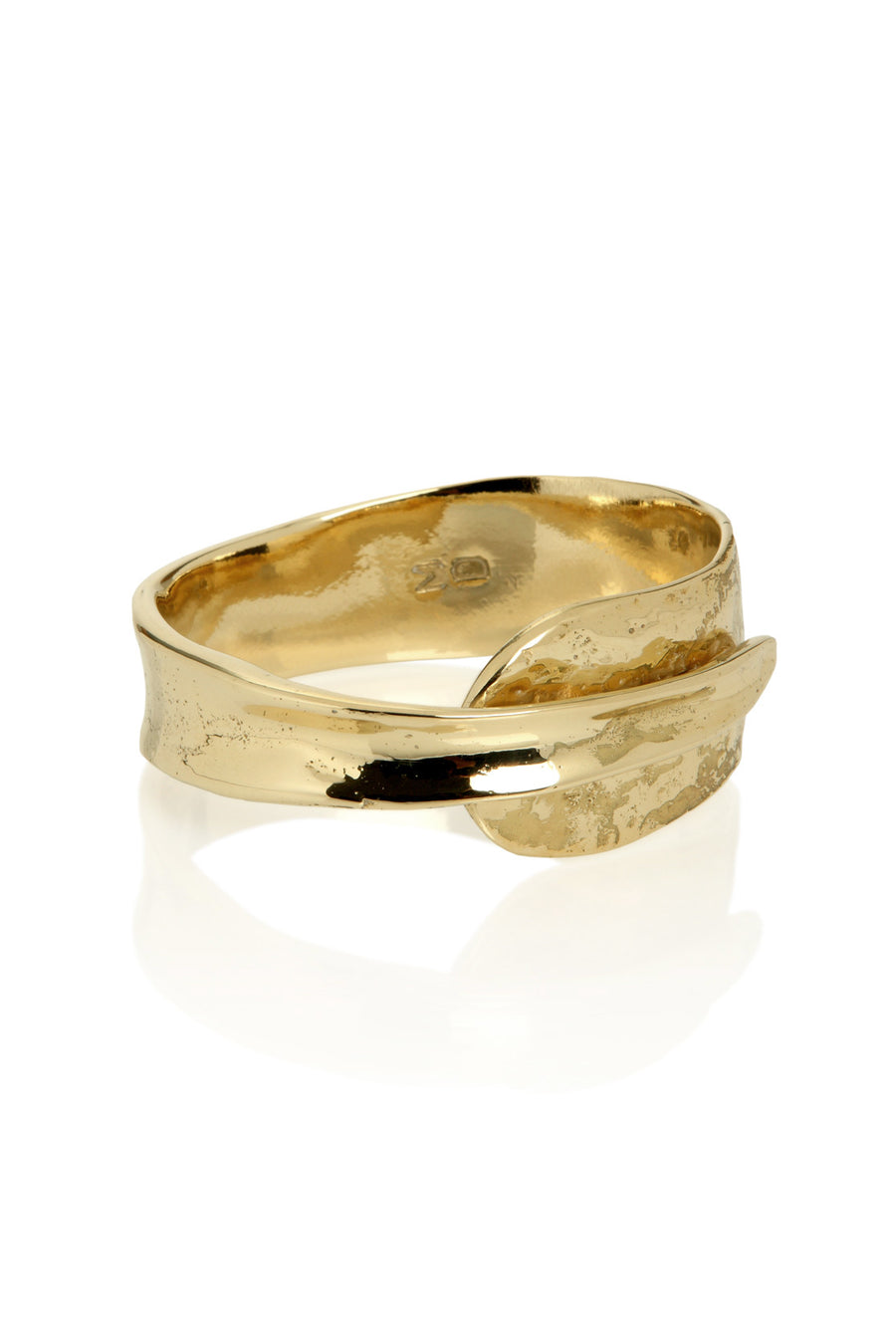 Quarry Wrapped Bracelet Gold Image - Lying