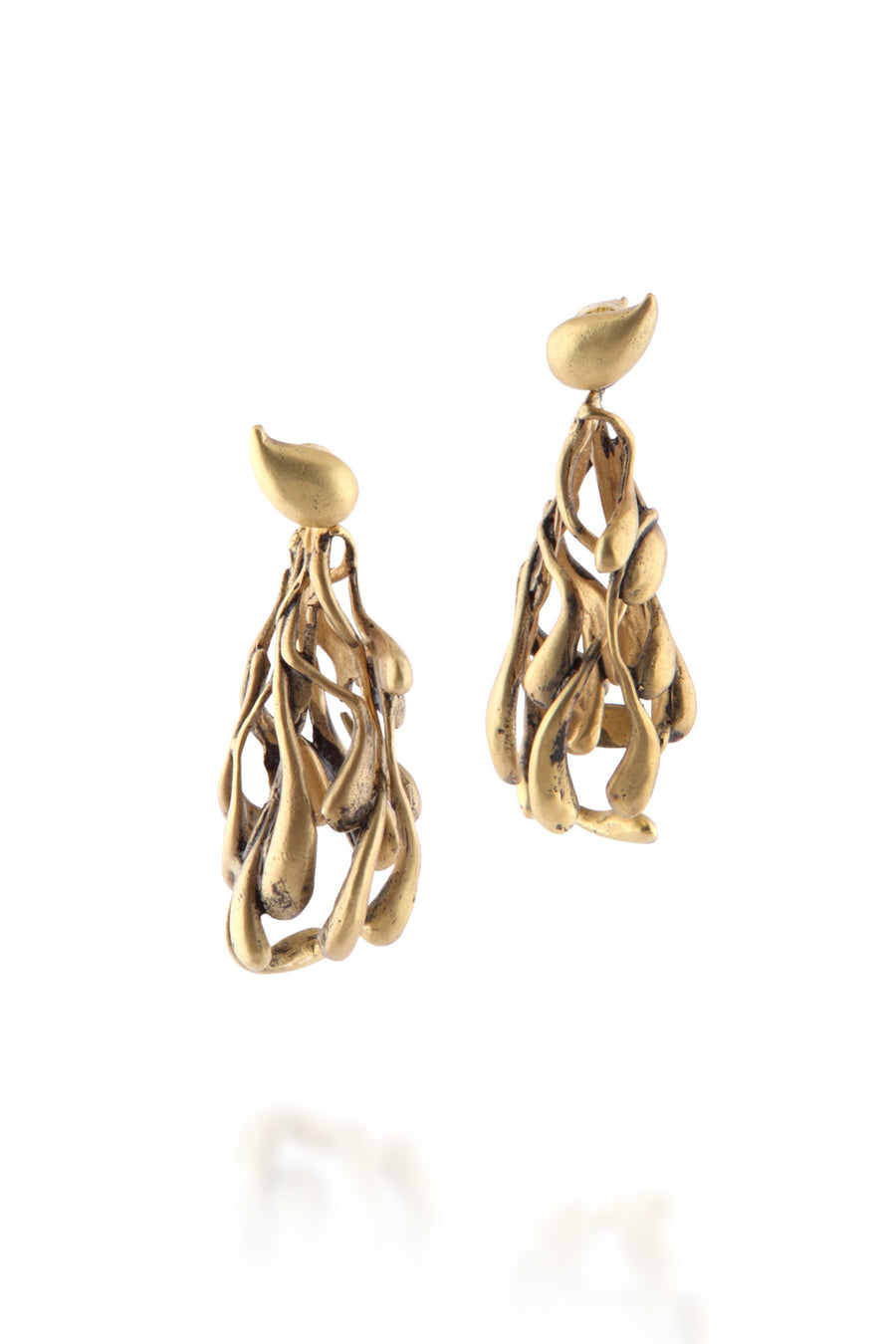 ManifestDesign - Rain Earrings - Anti. Goldplate