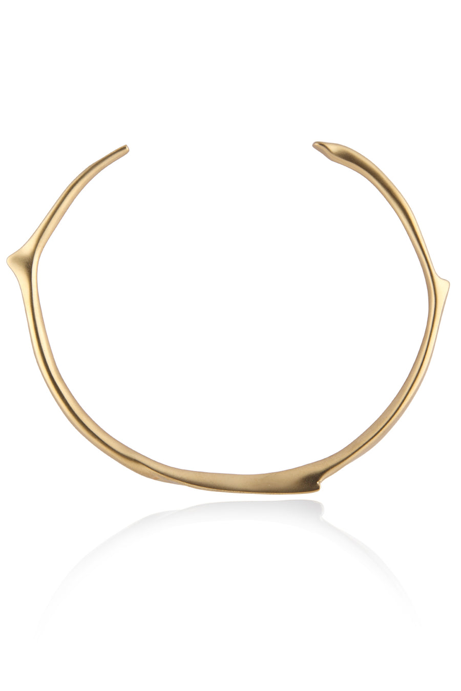 Shiv Necklace in Brushed Brass by Manifest Design!