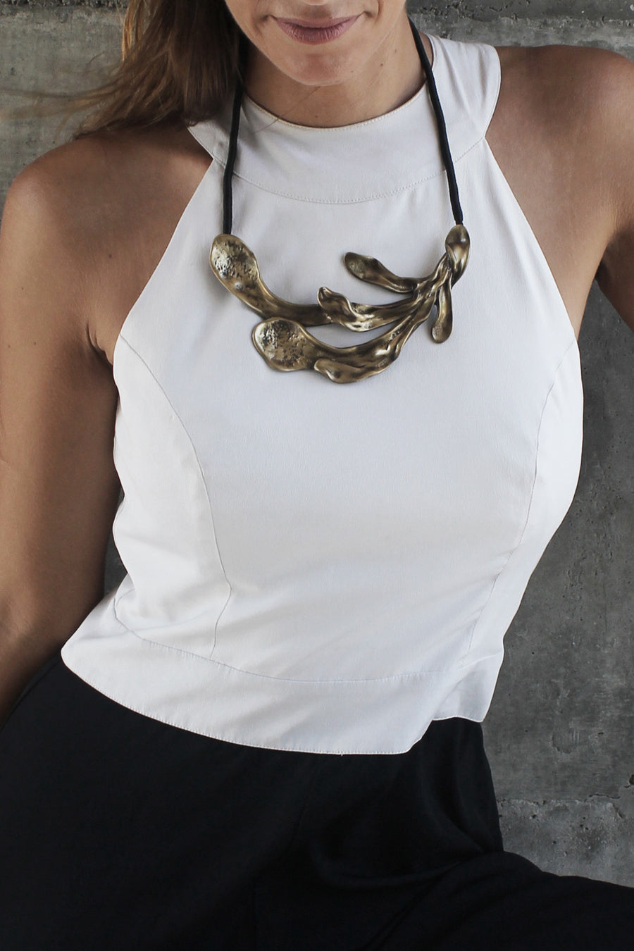 ManifestDesign - Sirena Necklace - Espresso Bronze