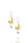 Dual tone Sirena Twist Earrings