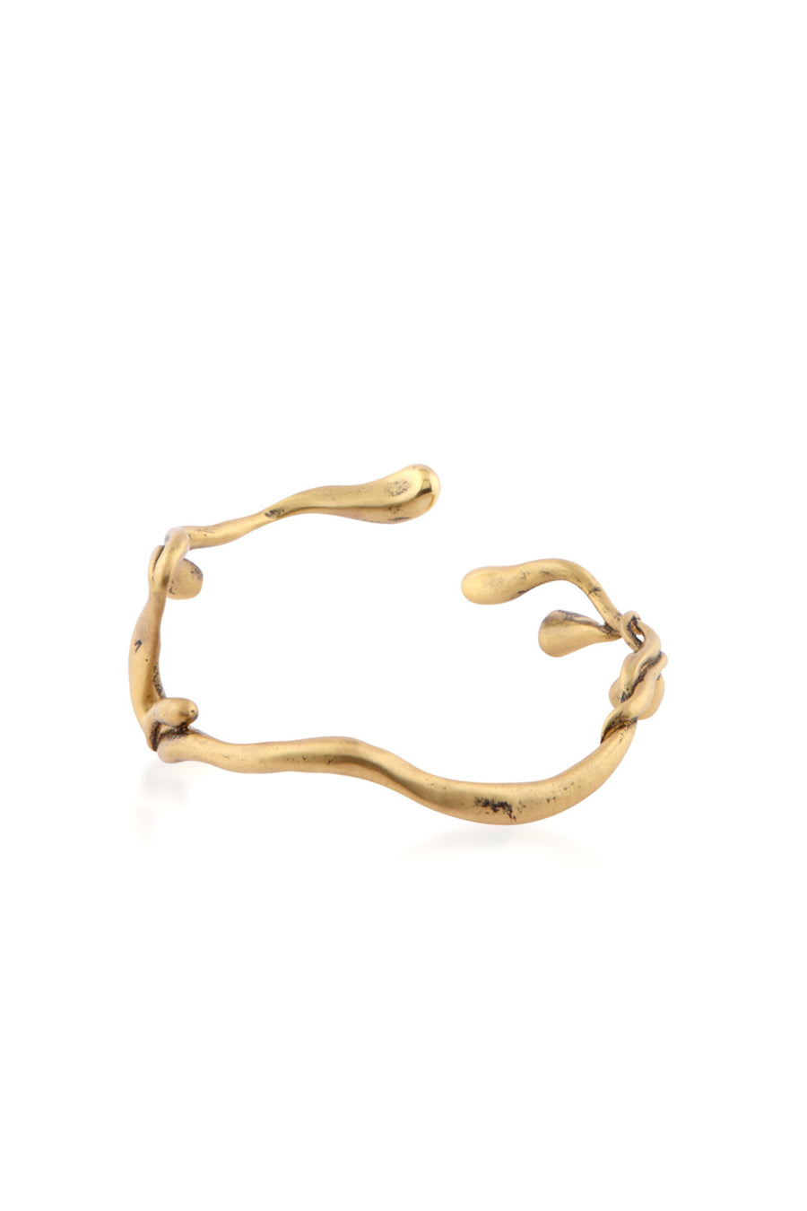 ManifestDesign - Sprig Bangle - Anti. Goldplate