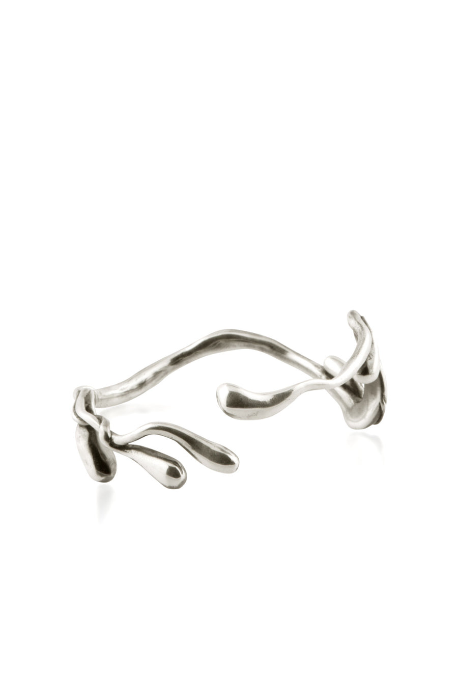 ManifestDesign - Sprig Bangle - Anti. Silverplate
