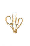 Manifest Design - Sprout Hoops - Anti. Goldplate