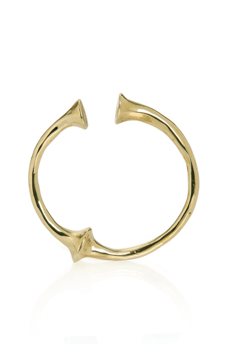 Totem Bangle Gold Image - Front