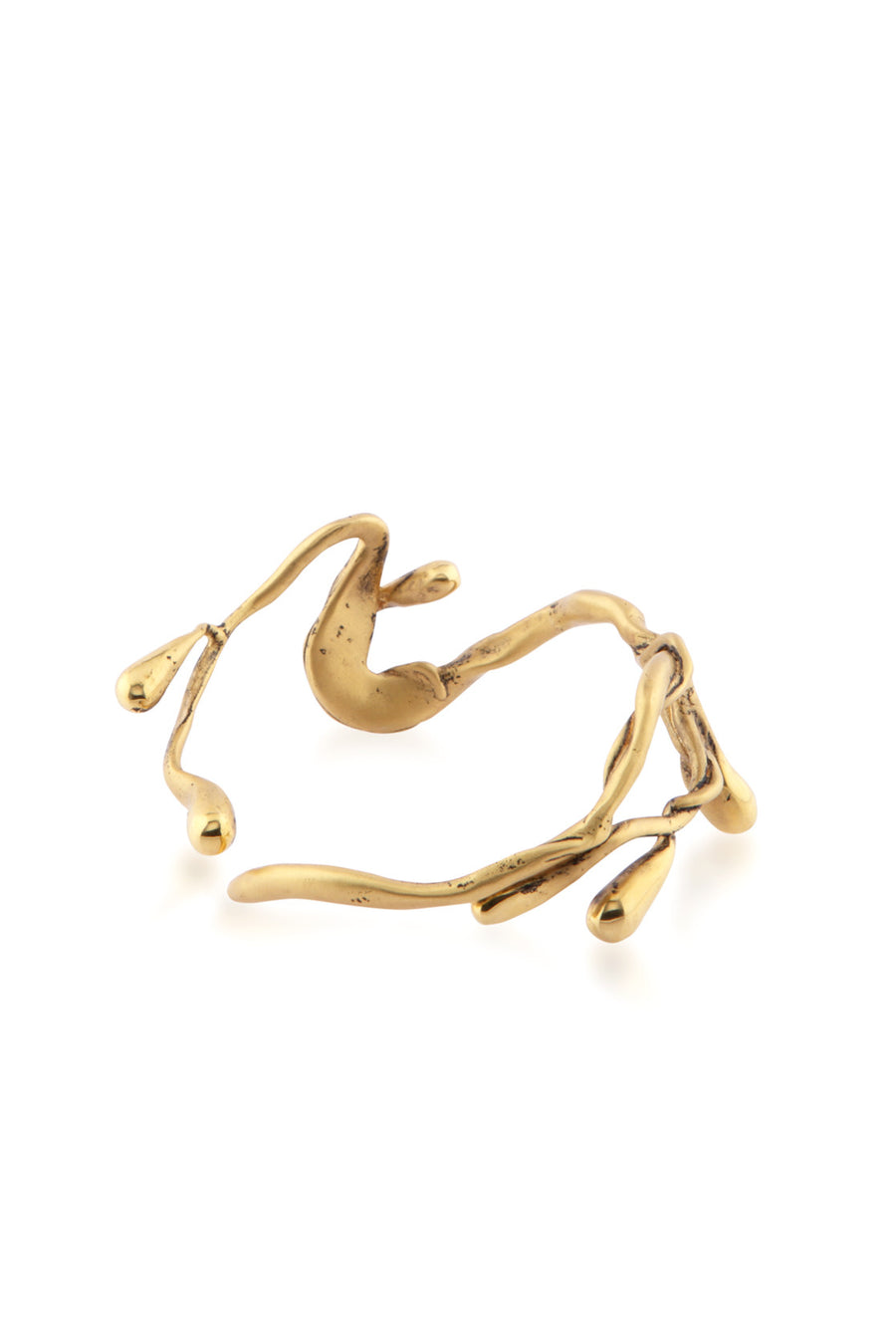 Manifest Design - Vine Bangle - Anti. Goldplate