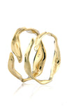 Dune Bangle - Set of 2 in polished Brass