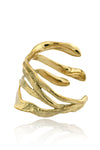 Dune Cuff in polished brass!