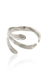 Sirena Bangle in polished Aluminum.