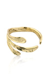 Sirena Bangle in polished brass!