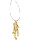 Sirena Pendent - Medium in brass - Front