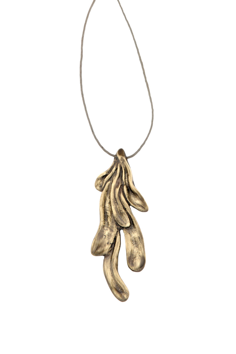 Sirena Pendent - Medium in Espresso - Front